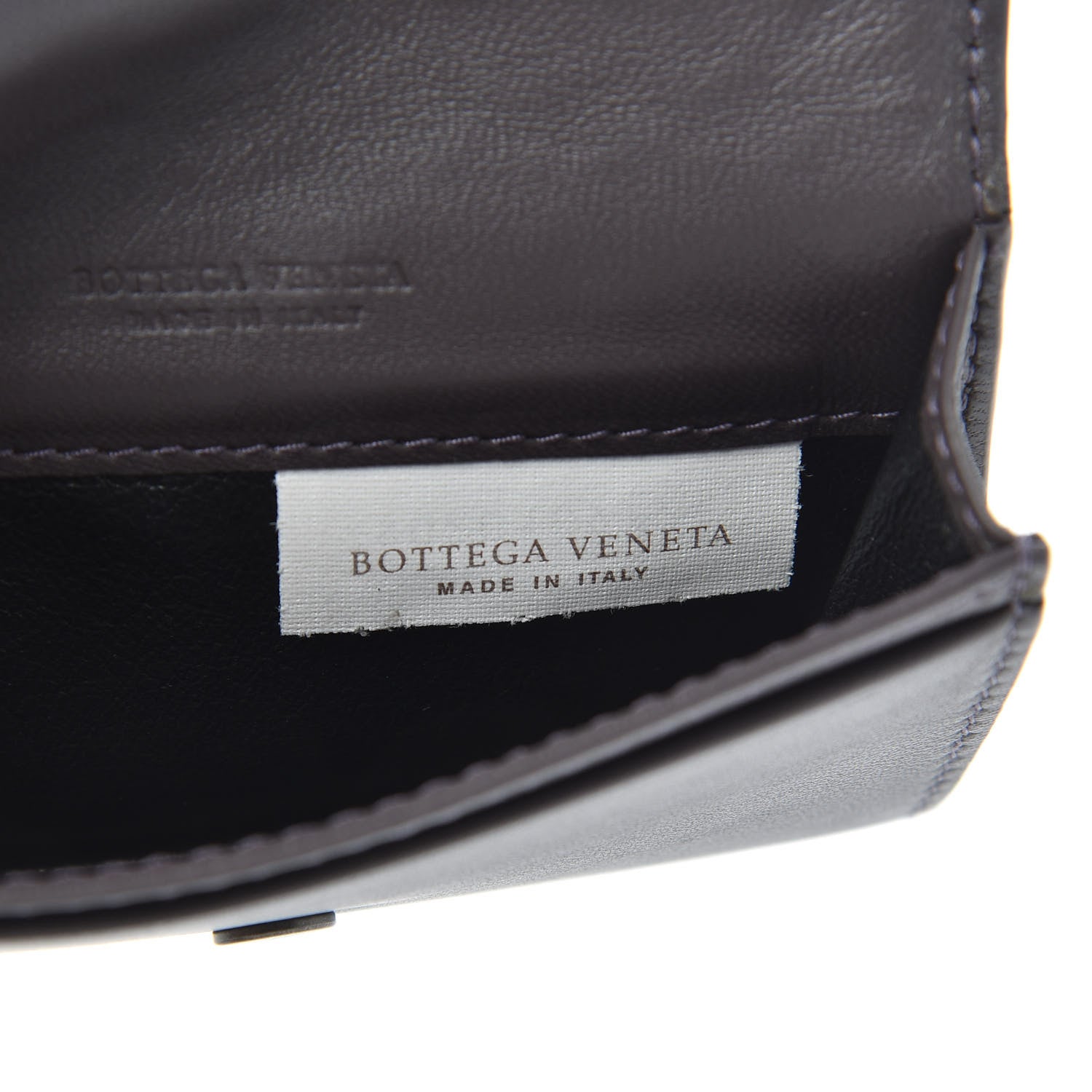 Bottega Veneta Nappa Intrecciato Card Holder Purple 7 of 9