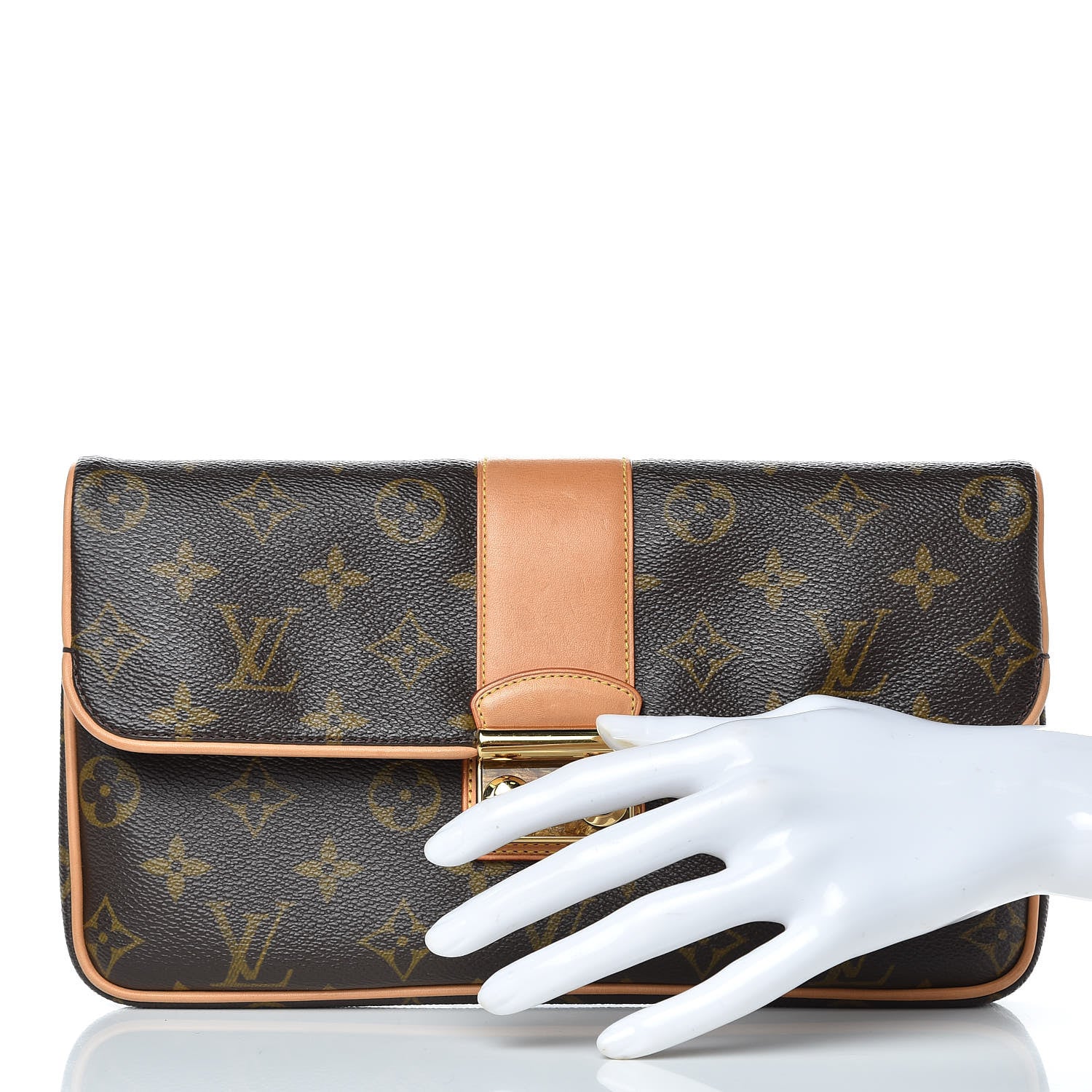 Louis Vuitton Monogram SC Slim Clutch 2 of 14