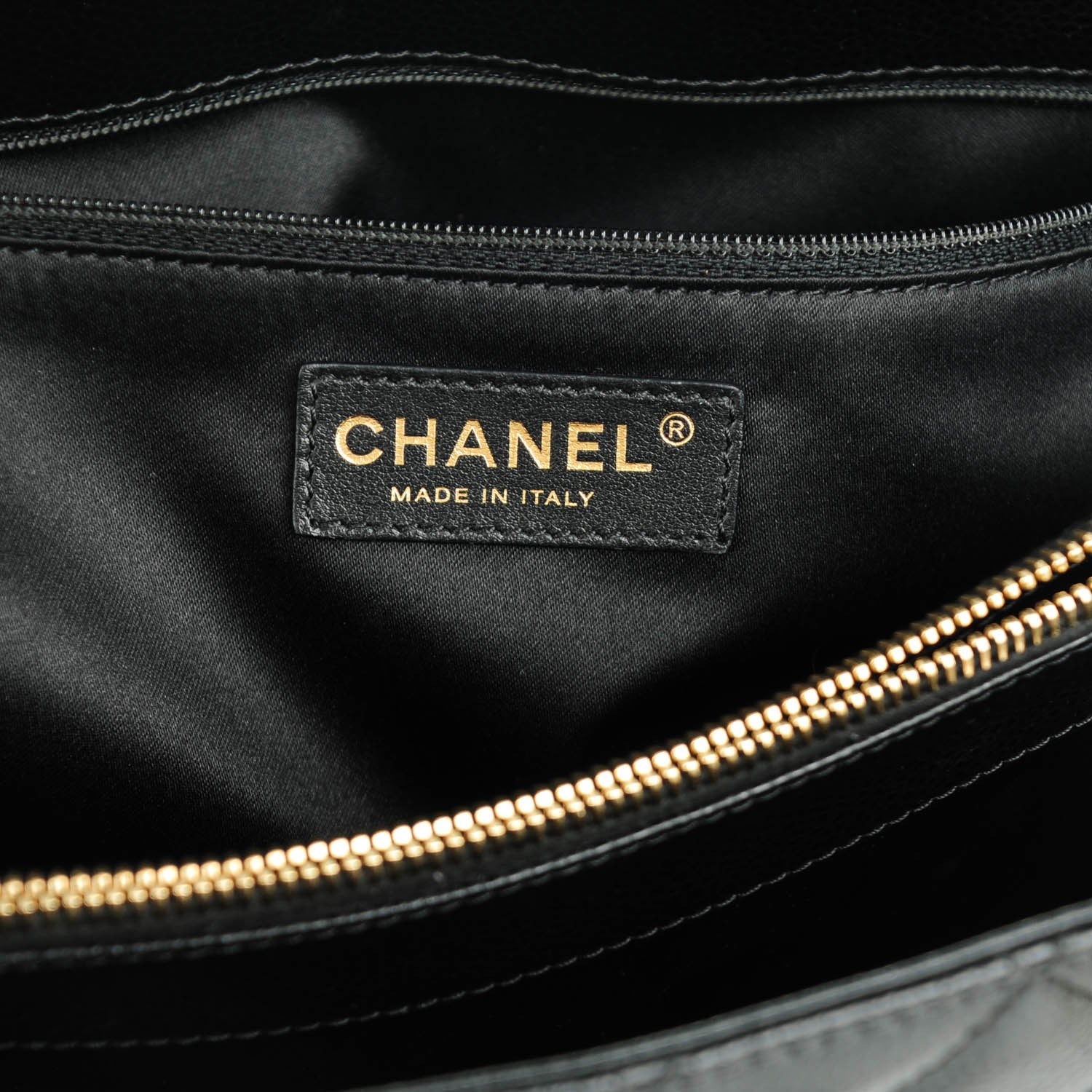 Chanel Caviar Quilted Grand Shopping Tote GST Black 6 of 7