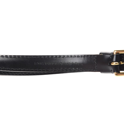 Louis Vuitton Calfskin 16mm Adjustable Shoulder Strap Black 3 of 4