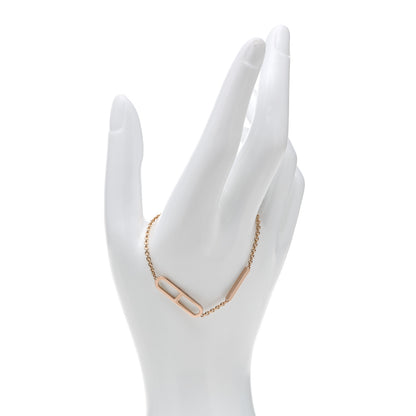 Hermes 18K Rose Gold PM Ever Chaine D'Ancre Bracelet SH 2 of 5