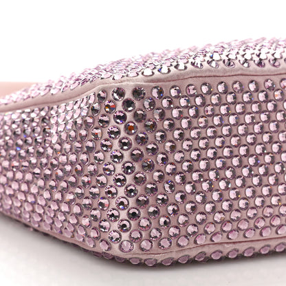 Prada Satin Crystal Mini Re-Edition 2000 Bag Alabastro 10 of 11