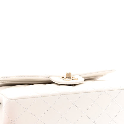 Chanel Caviar Quilted Small Double Flap White 11 of 12