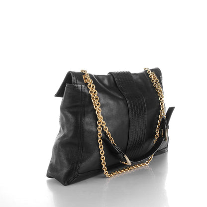Fendi Calfskin Maxi Baguette Black 3 of 9