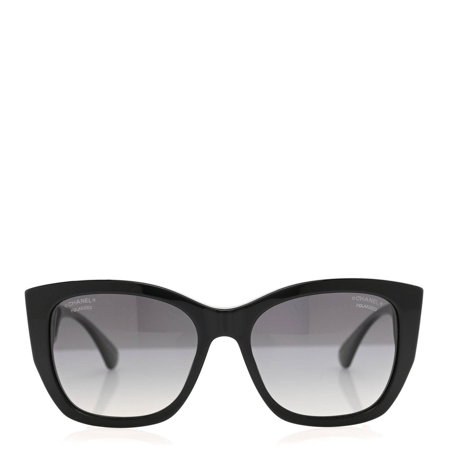 Acetate Polarized Butterfly Signature CC Sunglasses 5429 Black