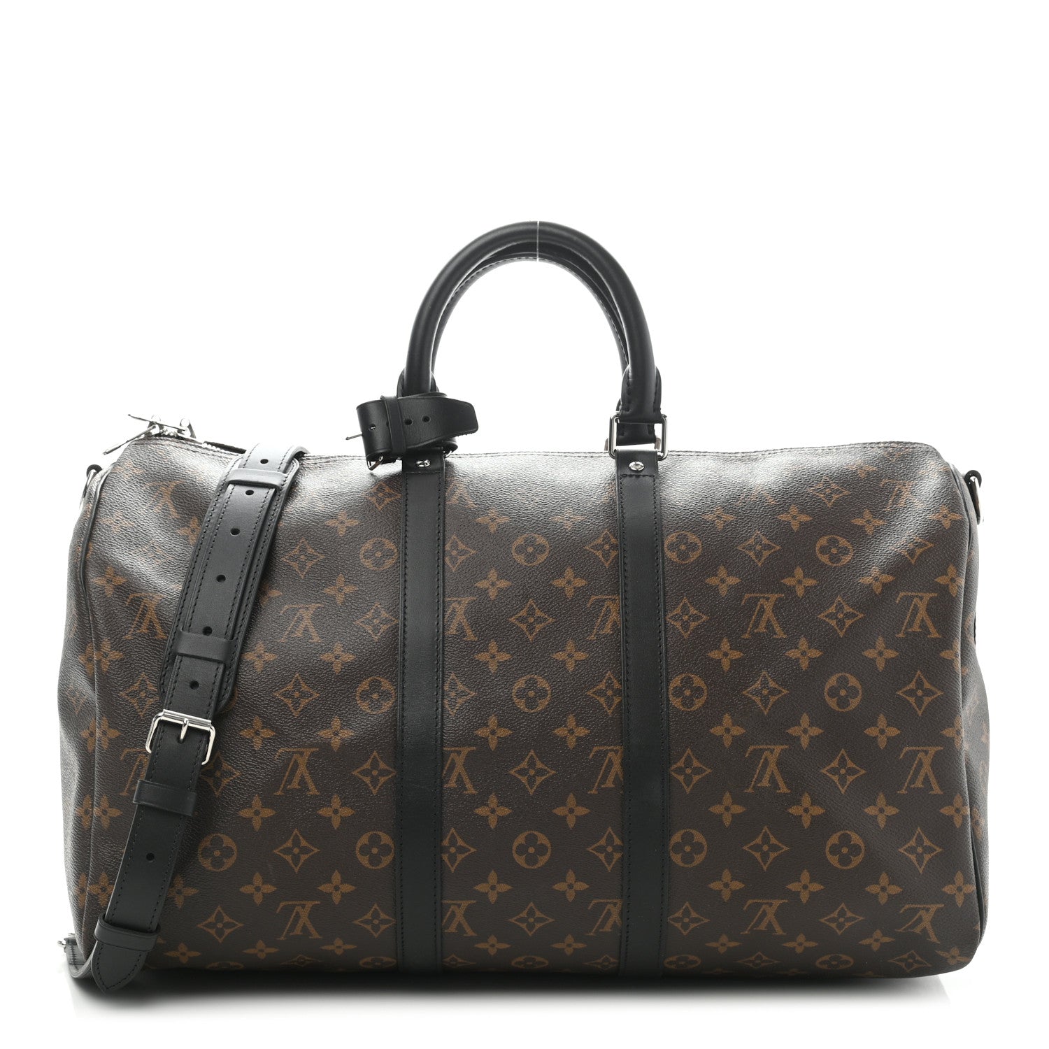 Louis Vuitton Monogram Macassar Keepall Bandouliere 45 1 of 10