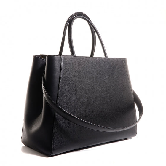 Vitello Elite Medium 2Jours Tote Black