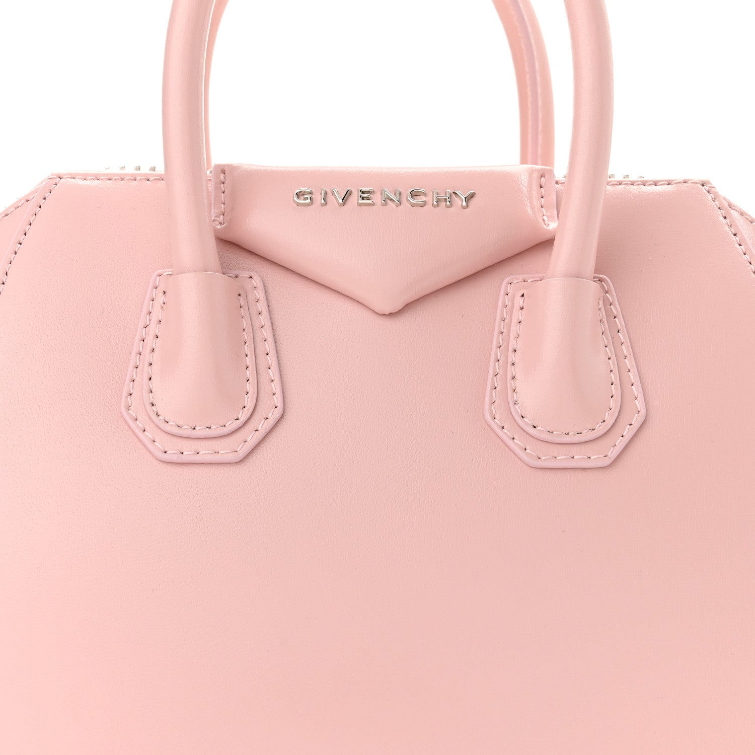 Givenchy Box Calfskin Mini Heart Antigona Top Handle Bag Blush Pink 8 of 10