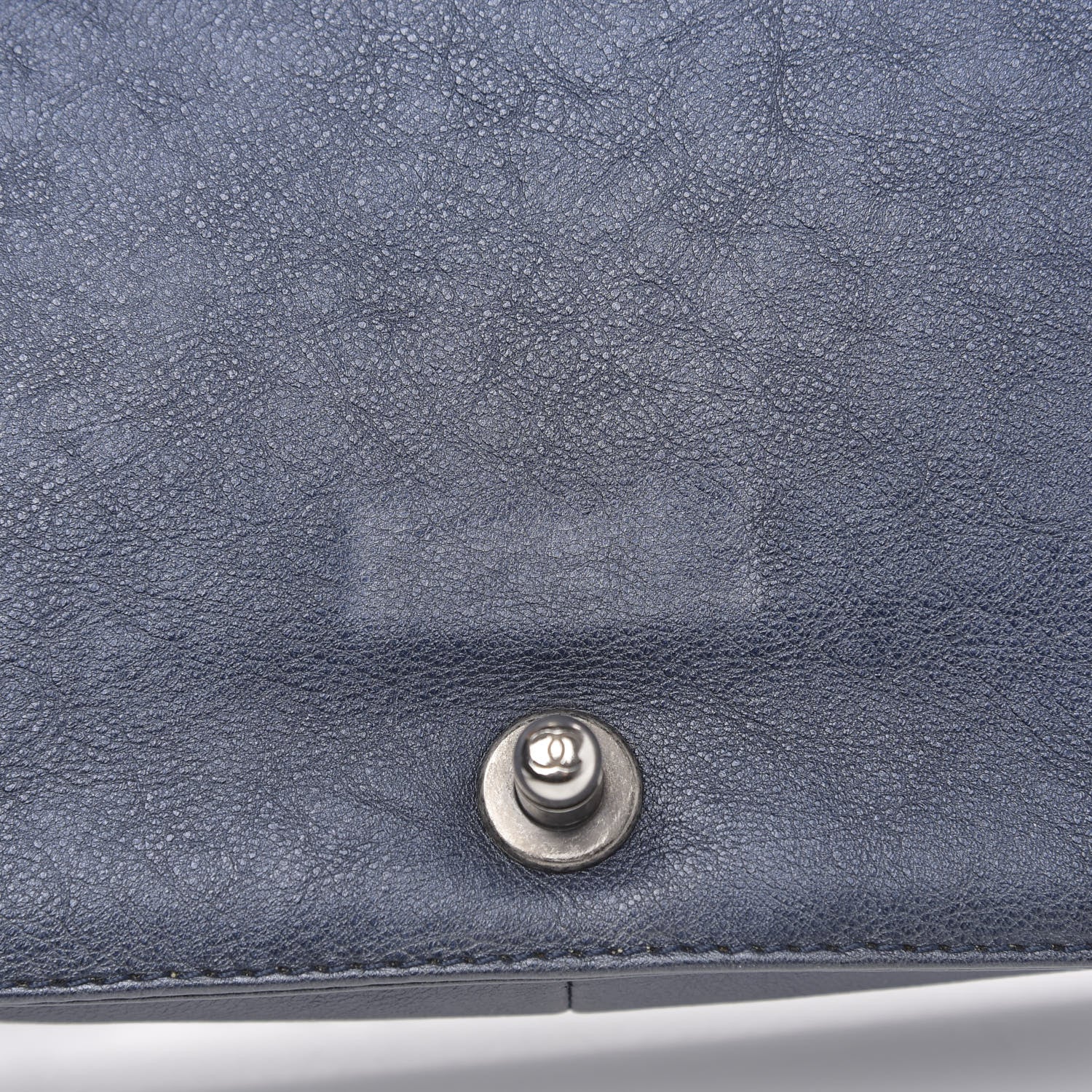 Chanel Calfskin Quilted Medium Boy Flap Dark Navy 12 of 14