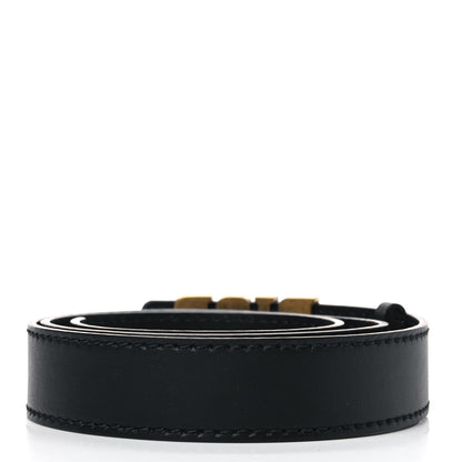 Christian Dior Calfskin D Fence Belt 80 Black 2 of 4