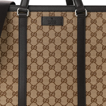 Gucci GG Monogram Large Joy Tote Bag Dark Brown 9 of 11
