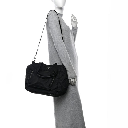 Prada Tessuto Nylon Vela Diaper Bag Black 2 of 12