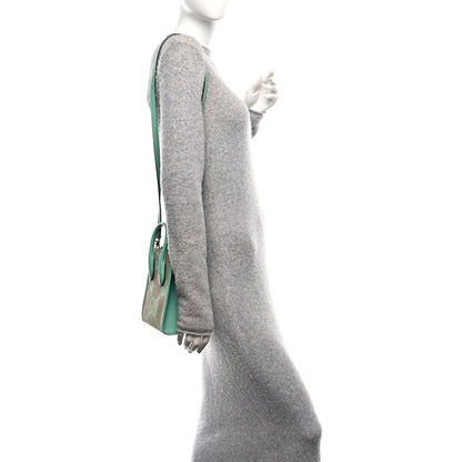 Gucci Monogram Jumbo GG Textured Dollar Calfskin Mini Tote Bag Pepperlight Mint 2 of 11