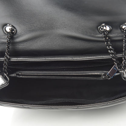 Saint Laurent Calfskin Y Quilted Monogram Medium Loulou Chain Satchel Black 5 of 10