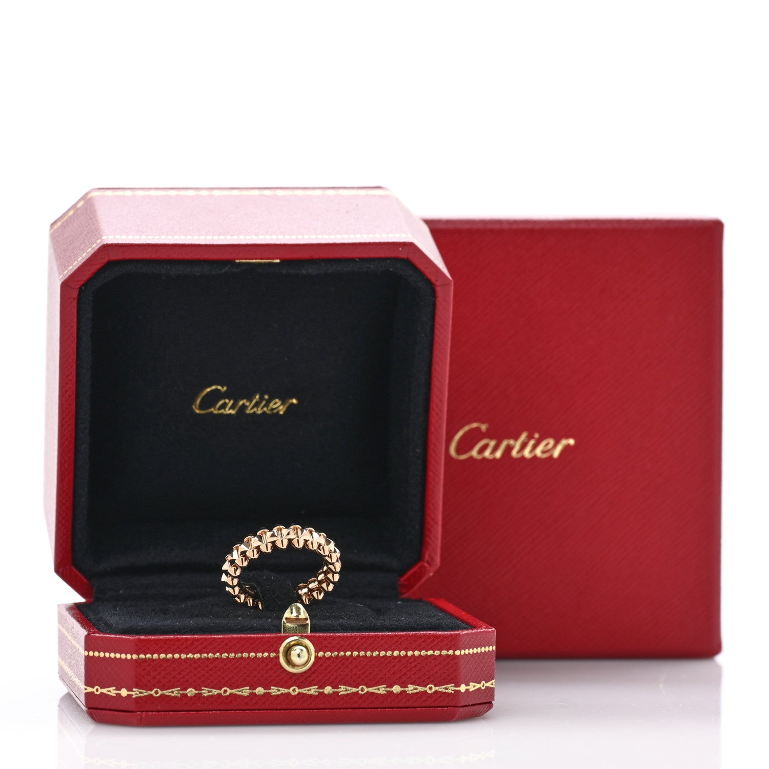 Cartier 18K Pink Gold SM Clash De Cartier Ring 50 5.25 5 of 5