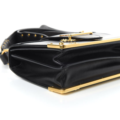 Prada City Calf Saffiano Cahier Bag Black 6 of 10
