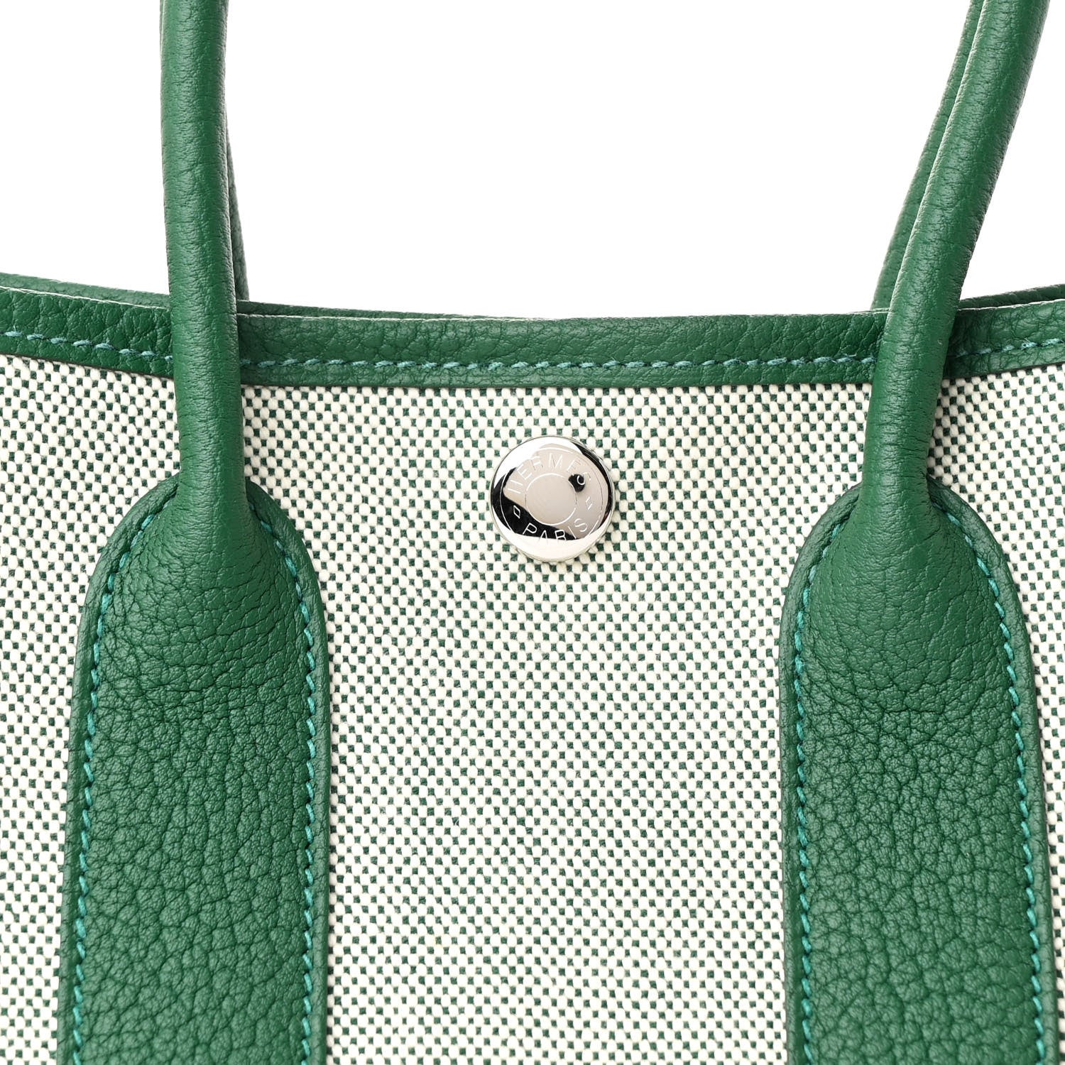 Hermes H Viking Negonda Neo Garden 23 Ecru Vert Moyen 8 of 11