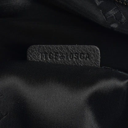 Burberry Heritage Grain Check Embossed Business Bag Black 7 of 7