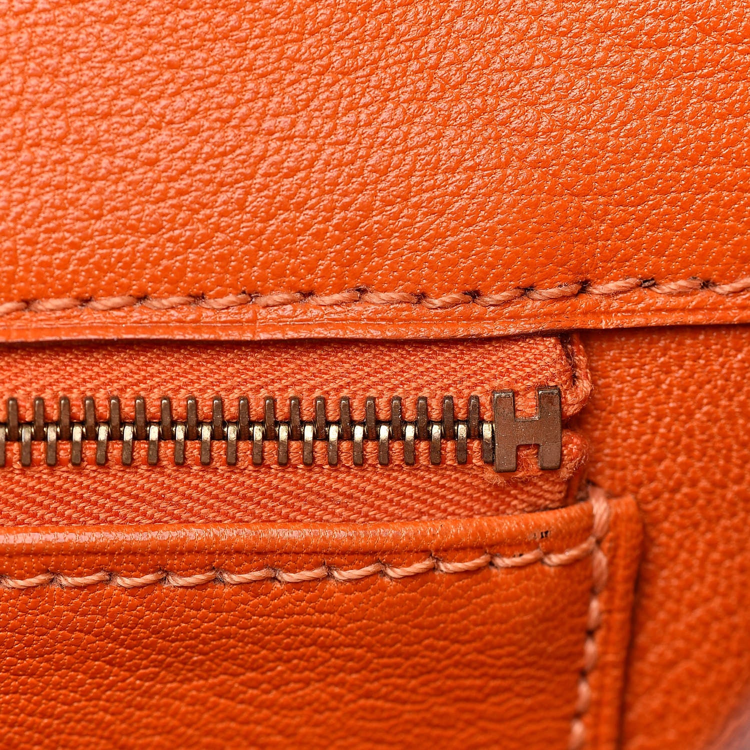 Hermes Togo Birkin 30 Orange 13 of 32