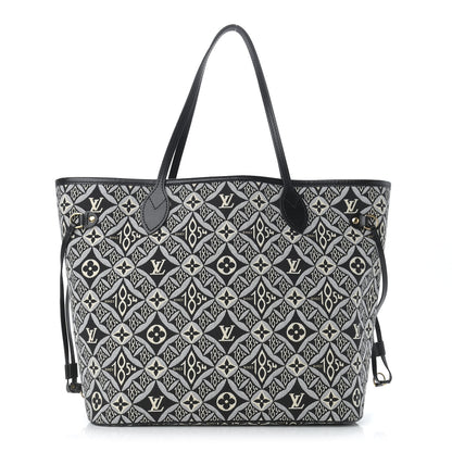 Louis Vuitton Jacquard Since 1854 Neverfull MM Grey 3 of 12