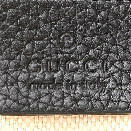 Gucci Pebbled Calfskin Medium Soho Flap Crossbody Black 6 of 12