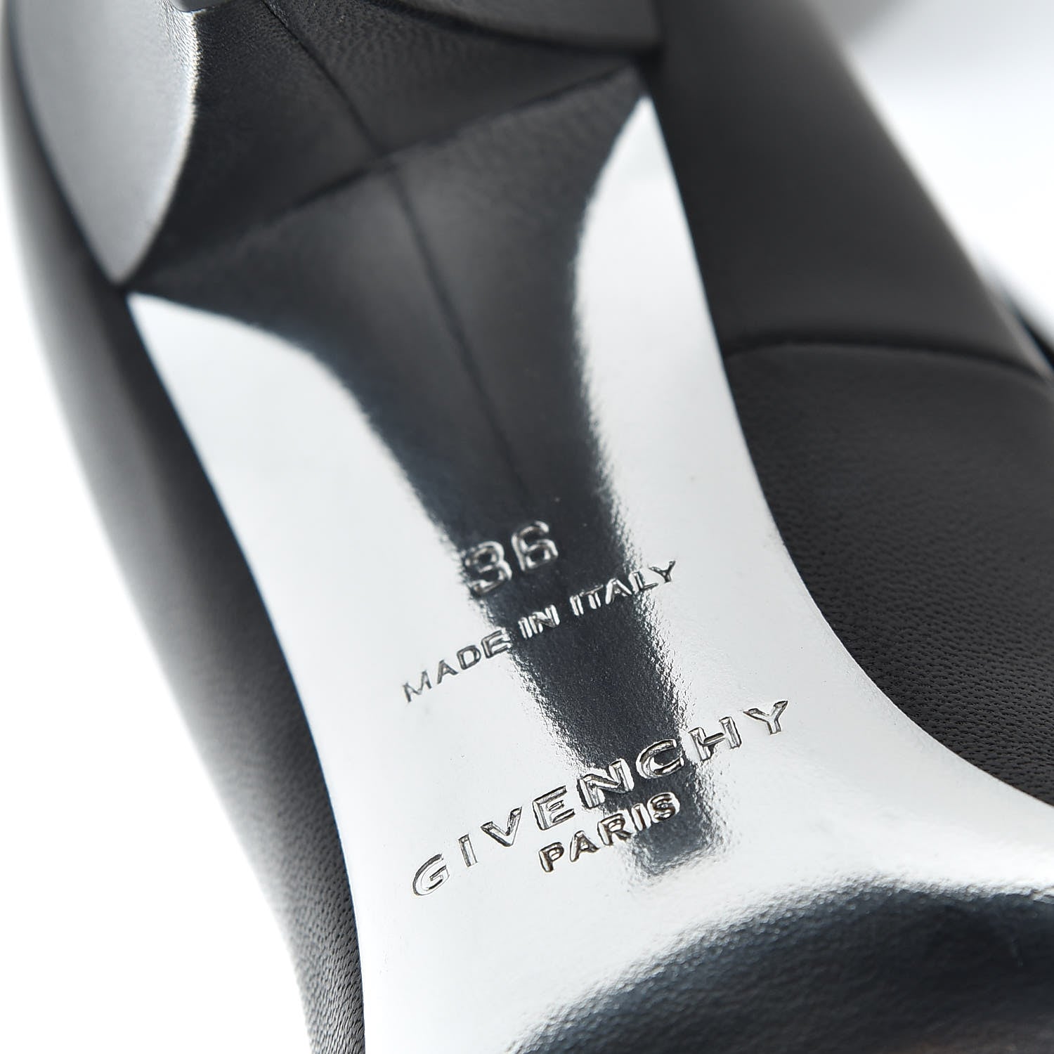 Givenchy Lambskin Bottine Show 80 Ankle Bootie 36 Black 6 of 10