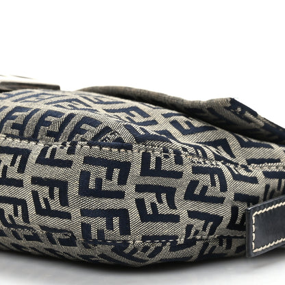 Fendi Zucchino Baguette Navy 9 of 9