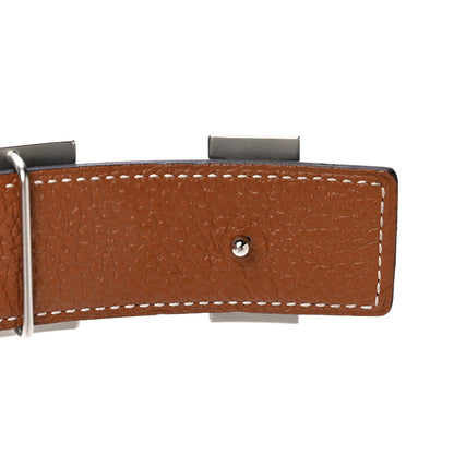 Hermes Box Togo 32mm Martelee H Belt 75 Black Gold 8 of 9