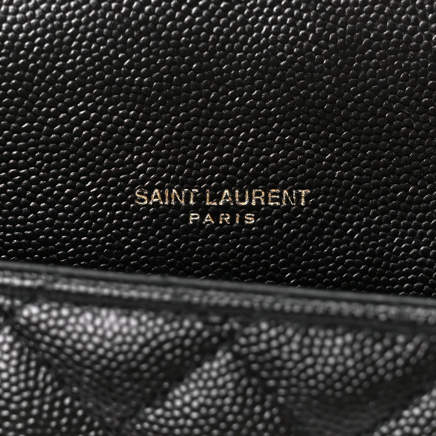 Saint Laurent Grain De Poudre Textured Mixed Matelasse Triquilt Small Monogram Satchel Black 6 of 11