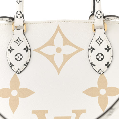 Louis Vuitton Monogram Giant Onthego GM Kaki Beige 8 of 11