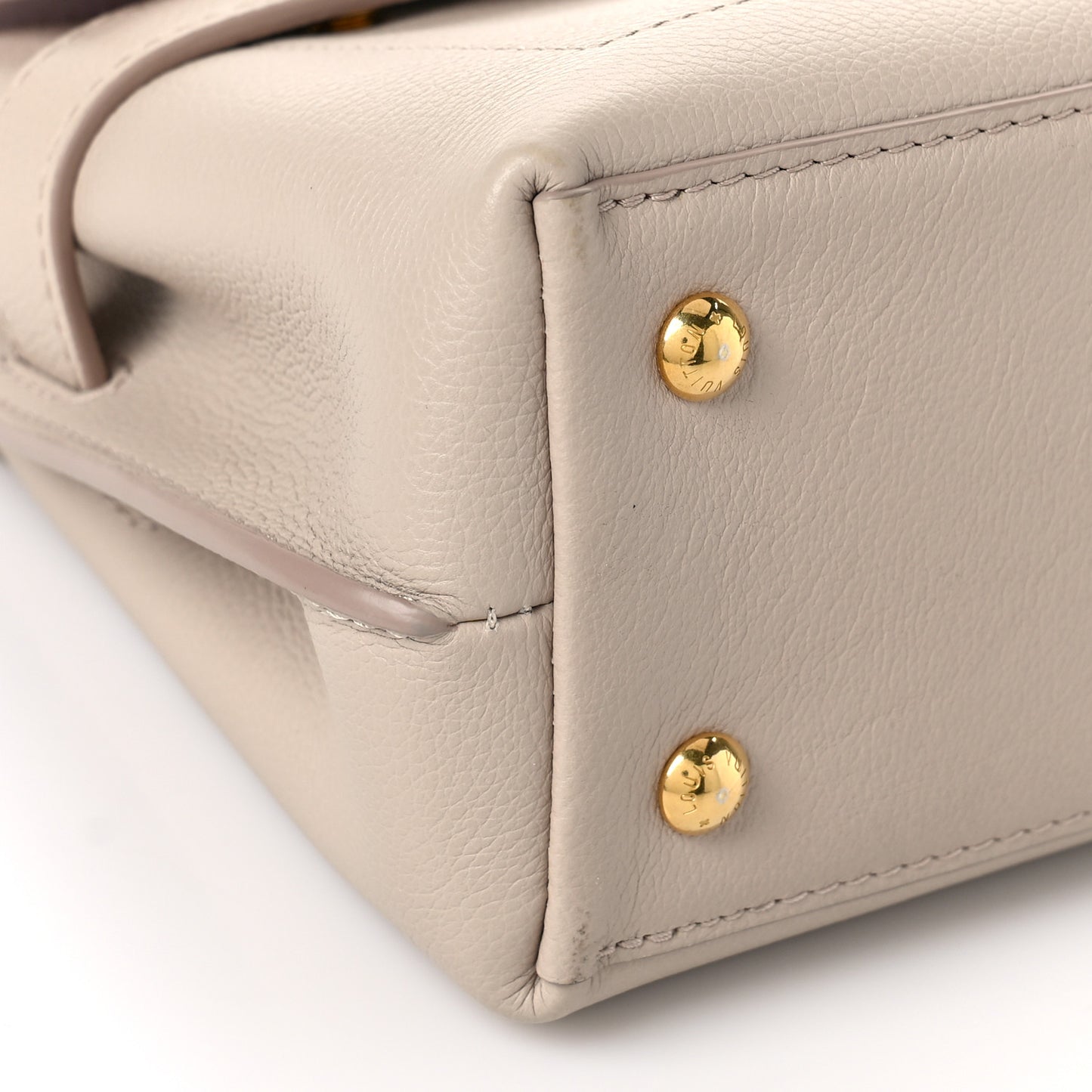 Soft Calfskin Mini Lockme Ever Greige