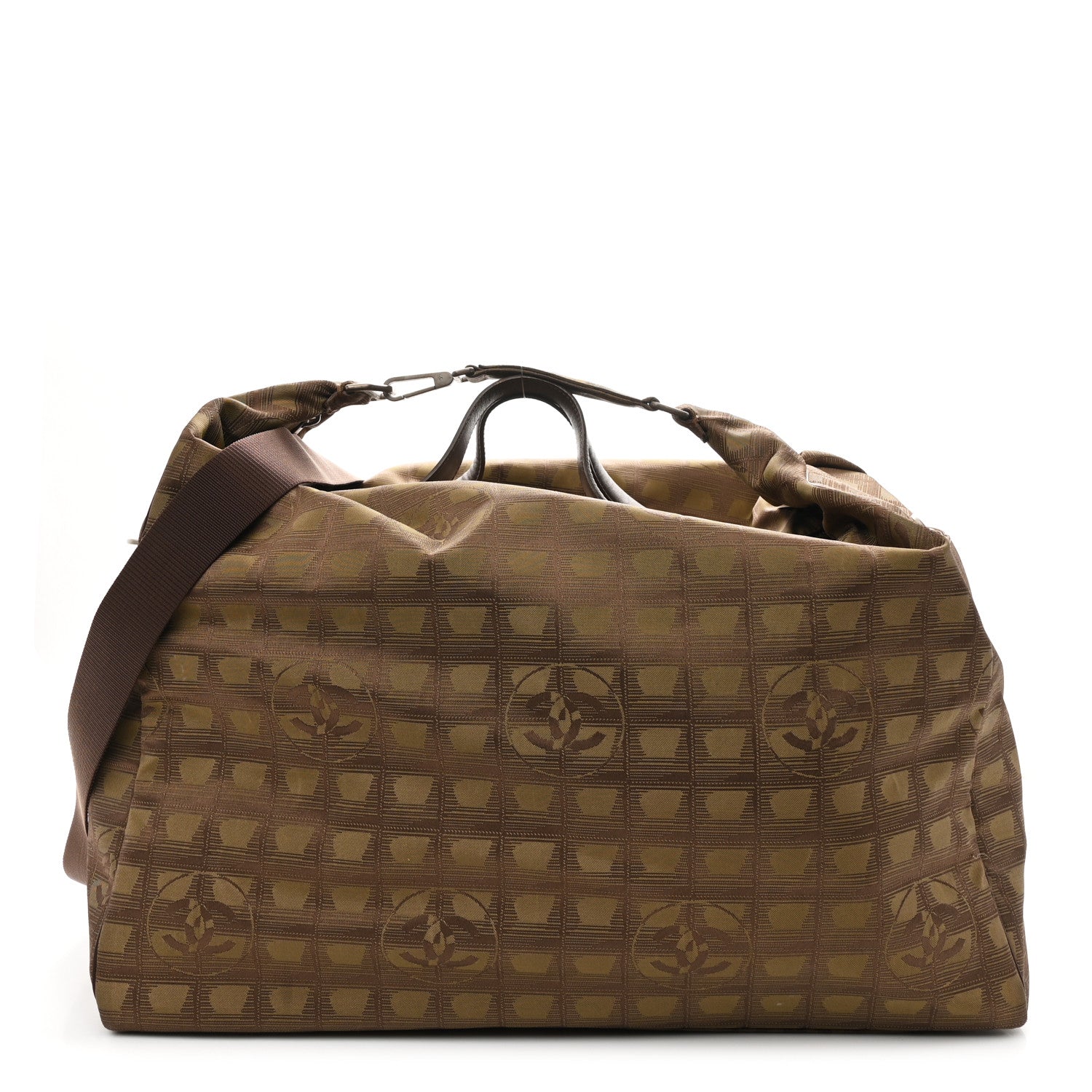 Chanel Nylon Travel Duffle Brown 1 of 11