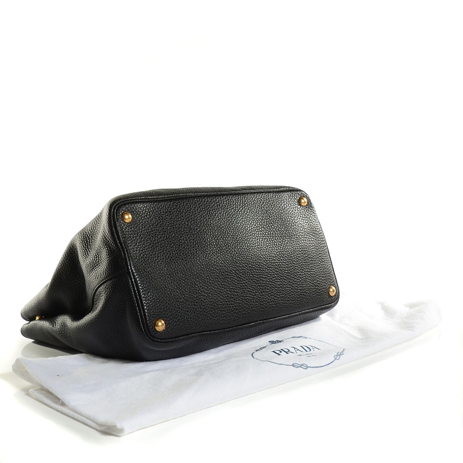 Prada Vitello Daino Shoulder Bag Nero Black 4 of 10