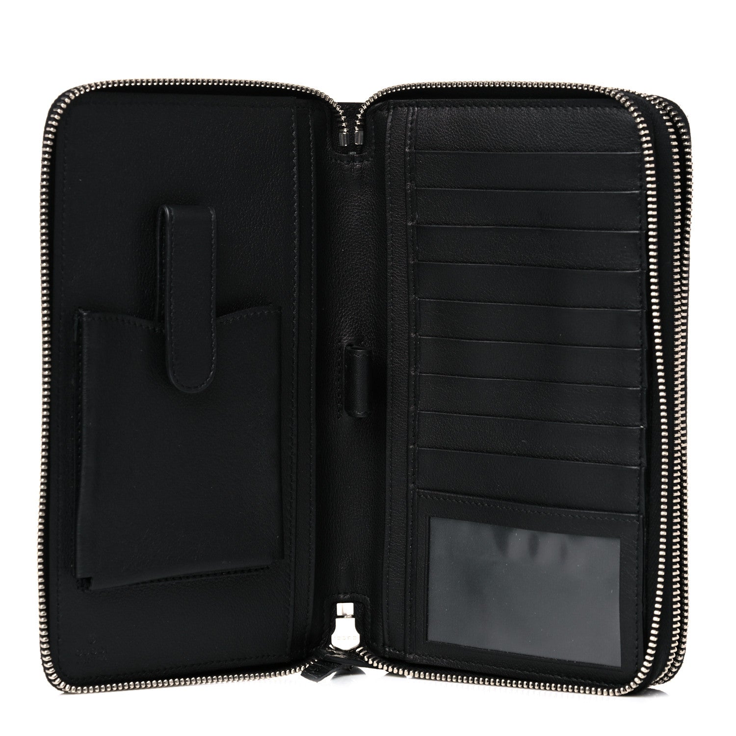 Gucci Crocodile Travel Document Case Black 5 of 14