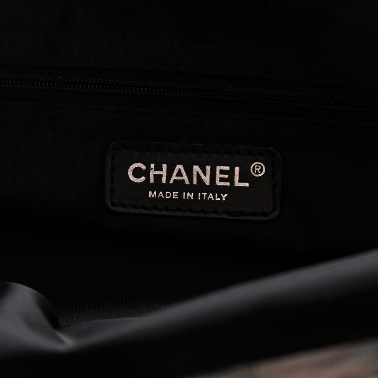 Chanel Nylon Travel Bowler Brown 6 of 11