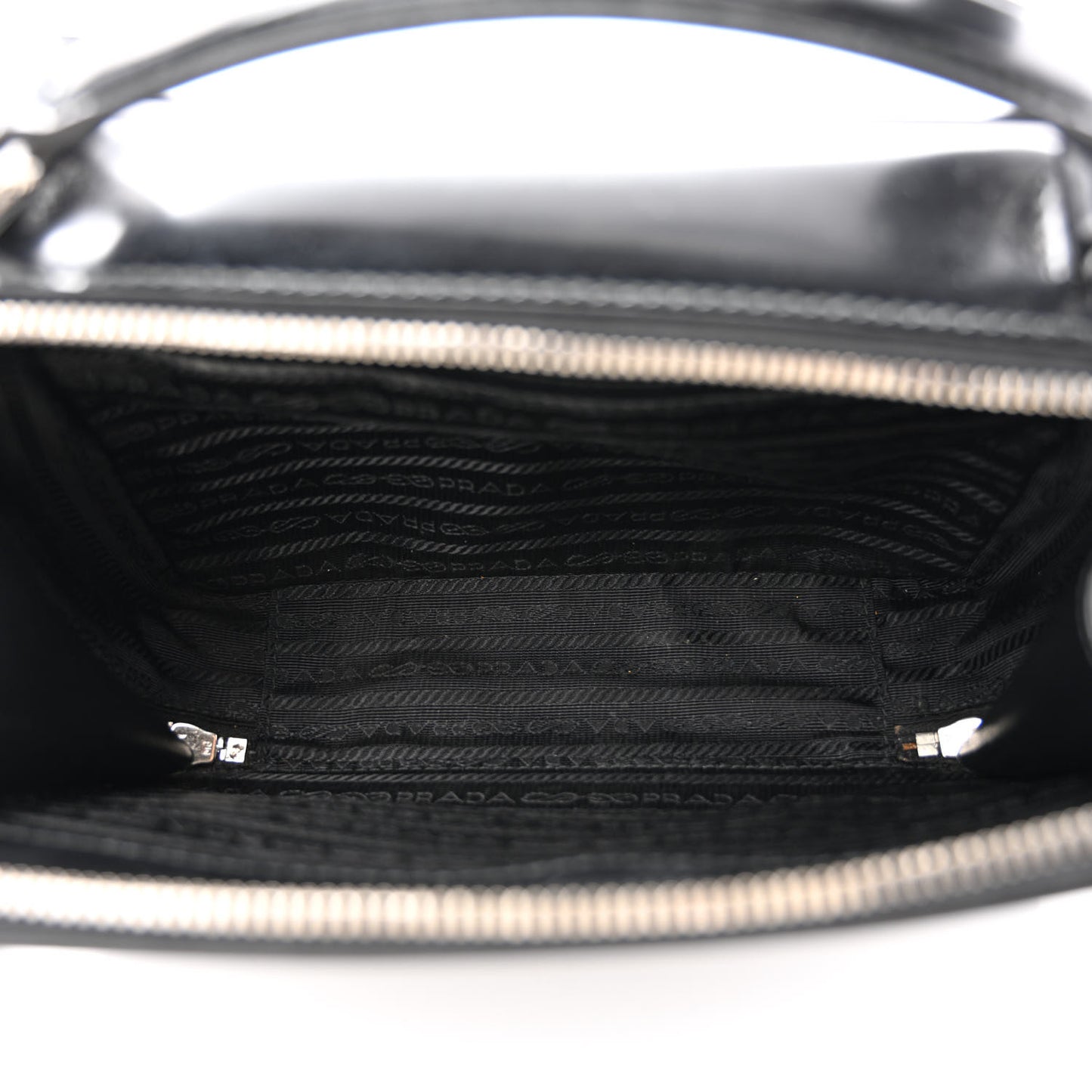 Spazzolato Medium Brique Crossbody Bag Black