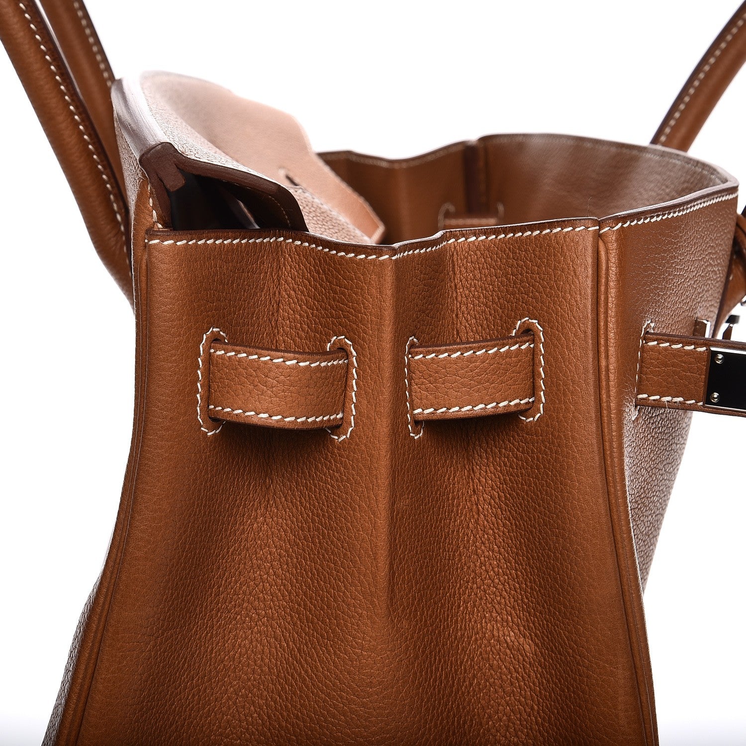Hermes Natural Barenia Faubourg Birkin 35 Fauve 22 of 38