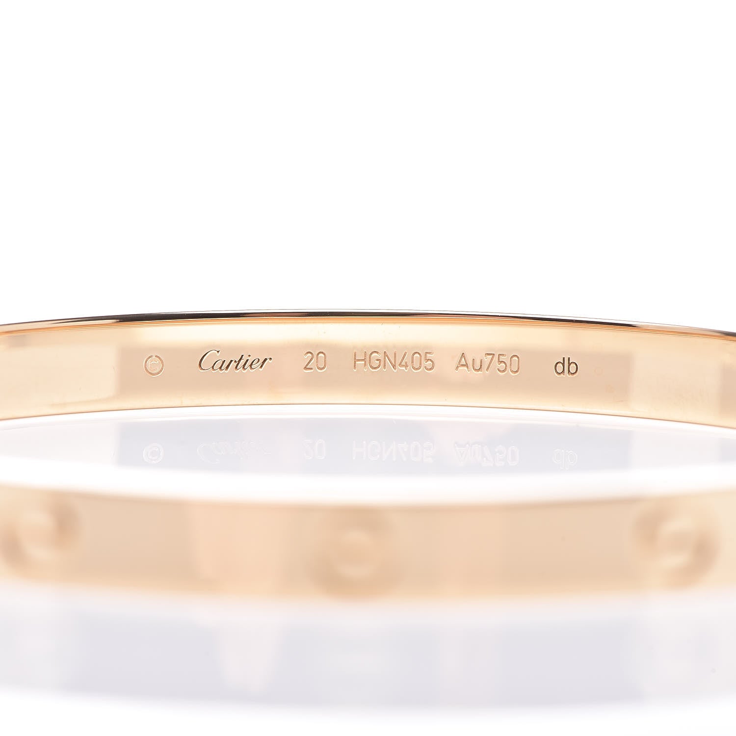 Cartier 18K Yellow Gold LOVE Bracelet 20 4 of 7