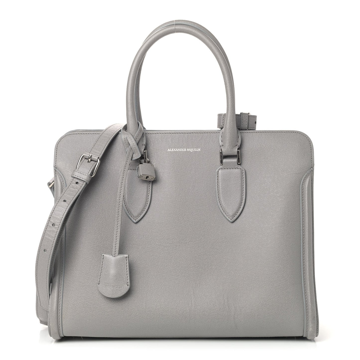 Saffiano Heroine Open Tote Grey Melange