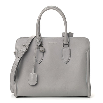 Alexander McQueen Saffiano Heroine Open Tote Grey Melange 1 of 14
