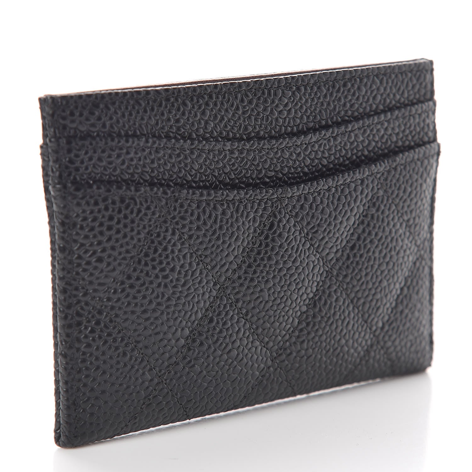 Chanel Caviar Quilted Card Holder Black 3 of 9