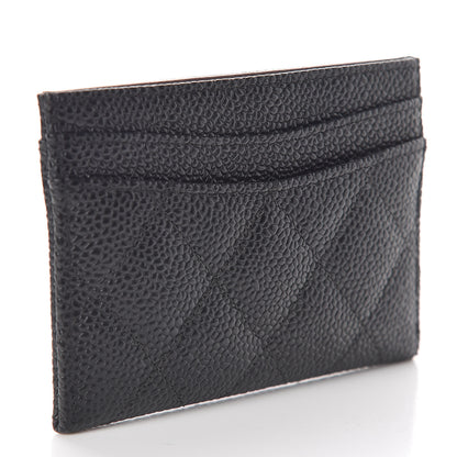 Chanel Caviar Quilted Card Holder Black 3 of 9
