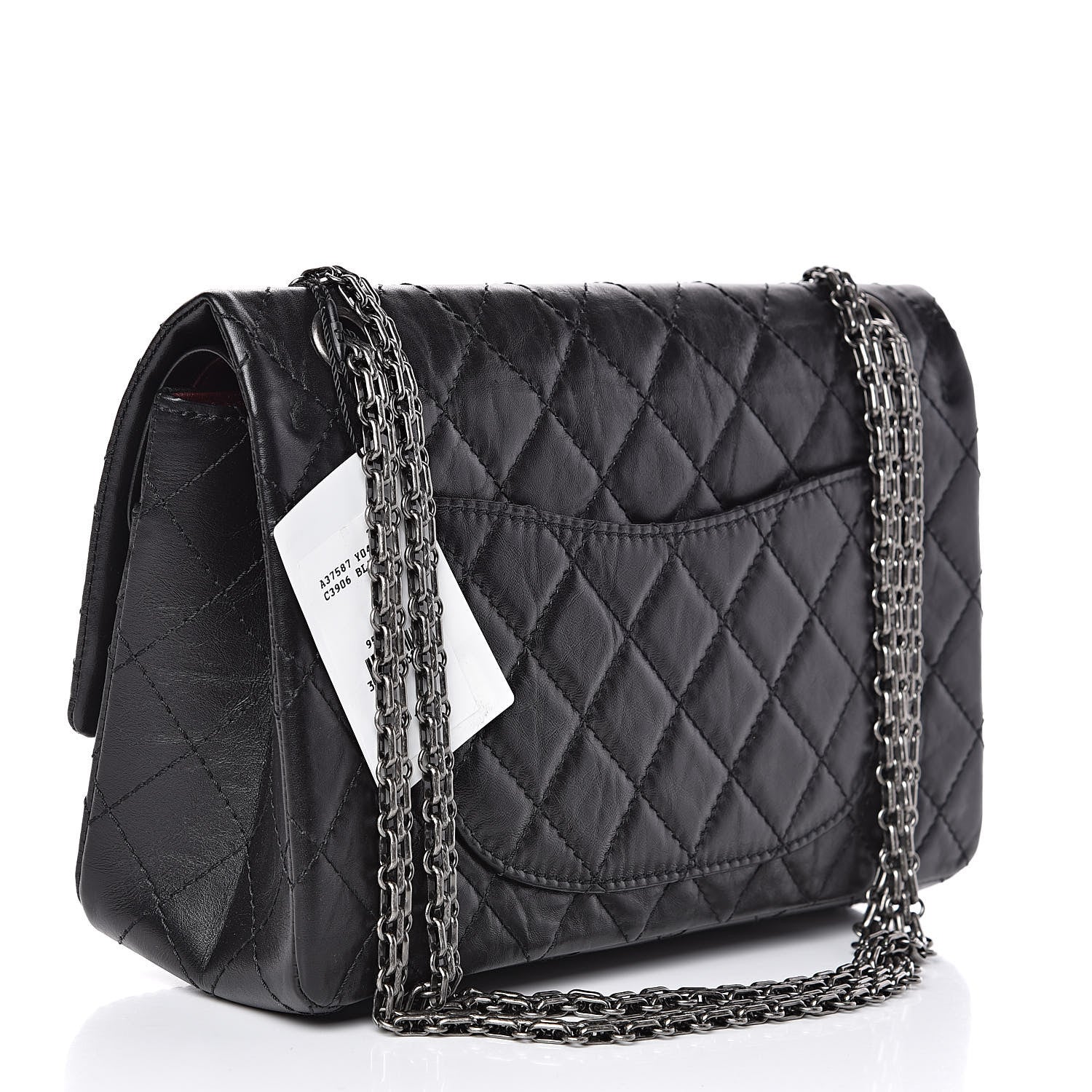 Chanel Aged Calfskin Quilted 2.55 Reissue 226 Flap Black 3 of 10