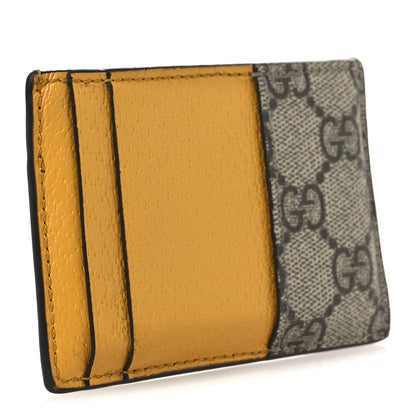 Gucci GG Supreme Monogram Neo Vintage Card Holder Beige Crop New Acero 3 of 8