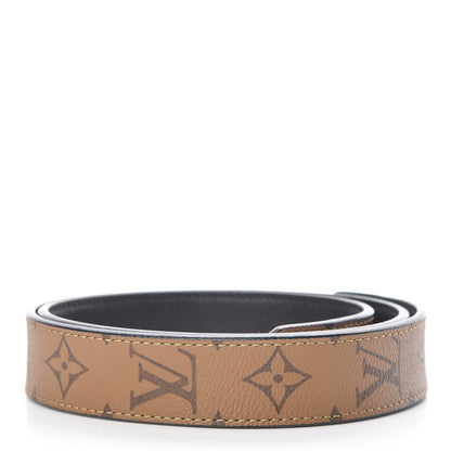 Louis Vuitton Reverse Monogram Bandouliere Shoulder Strap XL Black 2 of 4