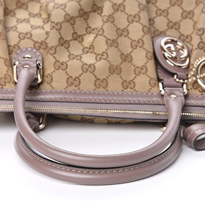 Gucci Monogram Medium Sukey Top Handle Lavender 11 of 13