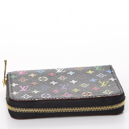 Louis Vuitton Monogram Multicolor Zippy Coin Purse Black Grenade 8 of 10
