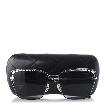 Chanel Square Frame Pearl Sunglasses 4235-H Dark Grey 8 of 8
