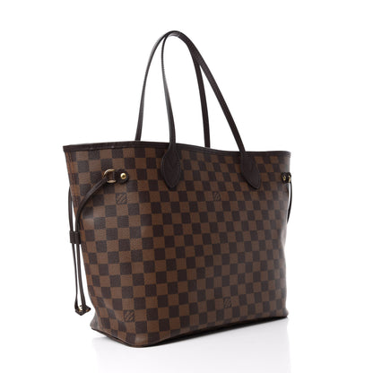 Louis Vuitton Damier Ebene Neo Neverfull MM Rose Ballerine 3 of 11