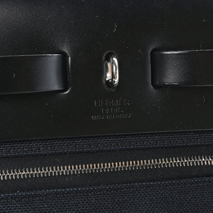 Hermes Military Toile Vache Hunter Herbag Zip PM 31 Black 7 of 11